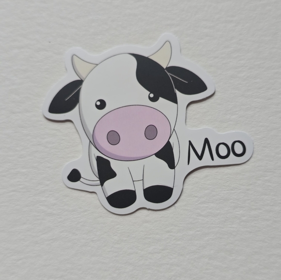 10/$10 Moo Sticker - Picture 1 of 2